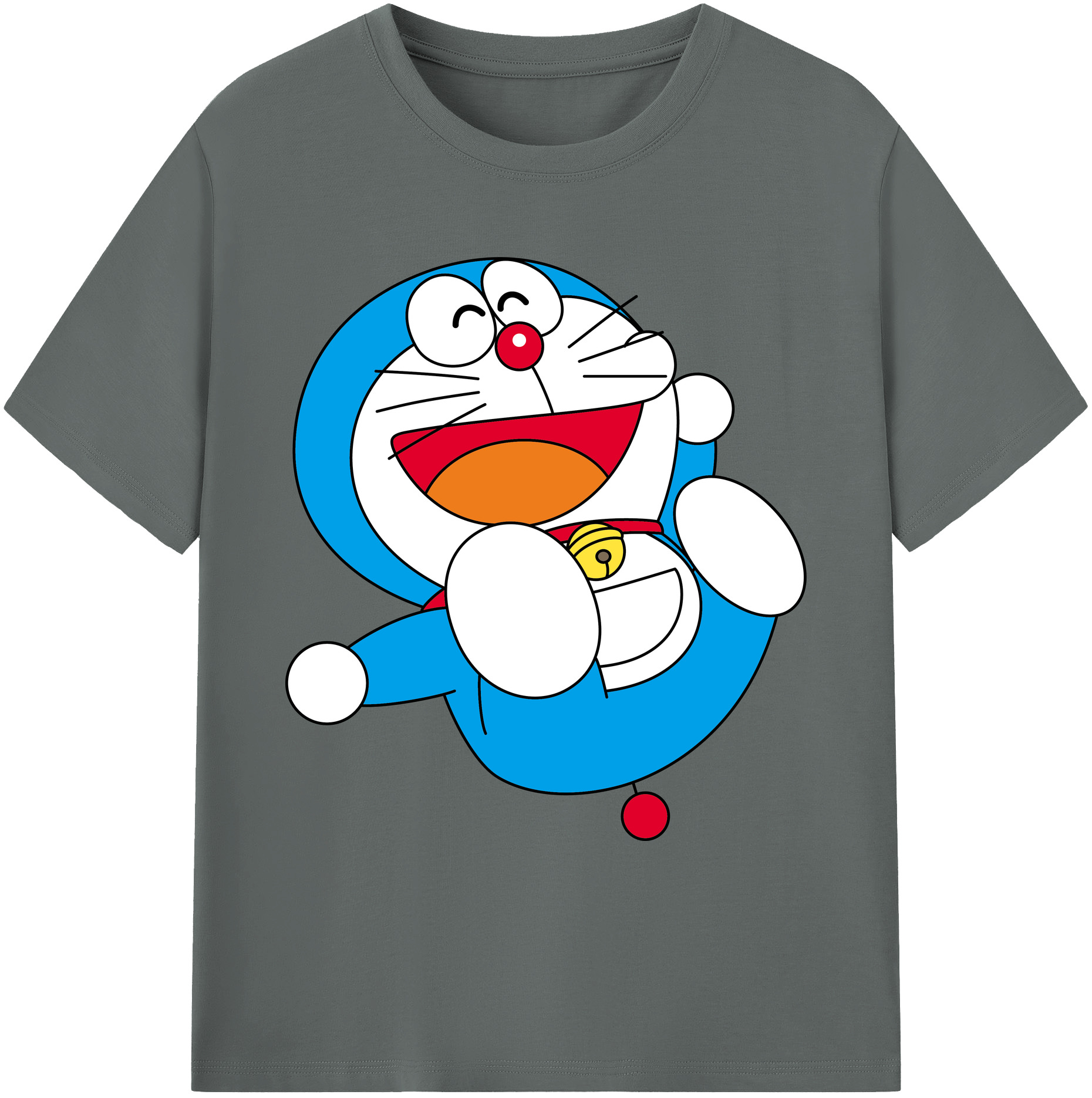 （画像用） ドラえもん Doraemon 綿100％ メンズ半袖Tシャツ｜肌触りやわらか＆通気性